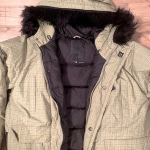 DC Winter Ski Down Jacket Faux Fur Hood Men’s M